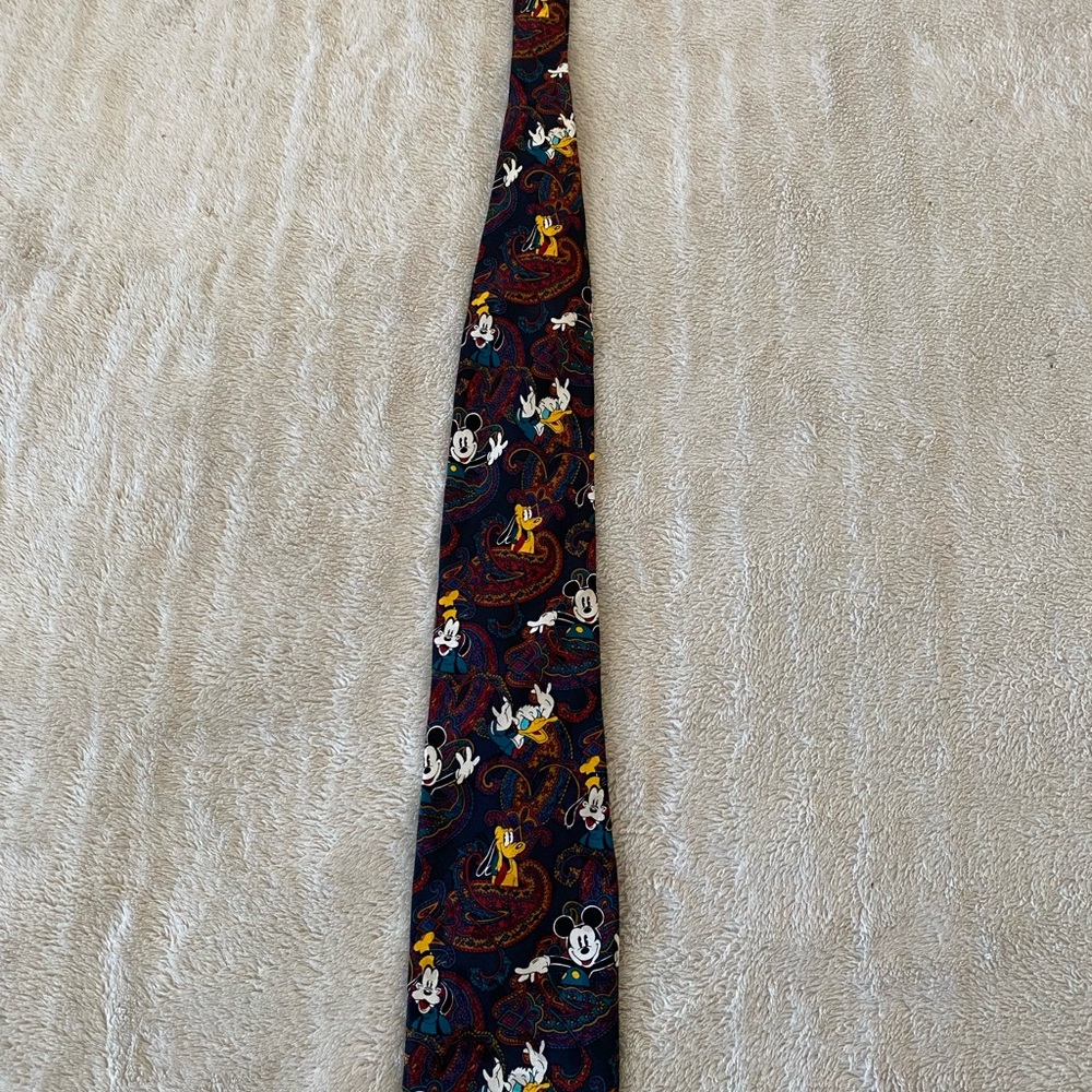 Vintage Disney Multicolor Character Tie